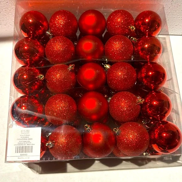 hobby lobby box of 50 christmas ornaments new - Picture 2 of 5